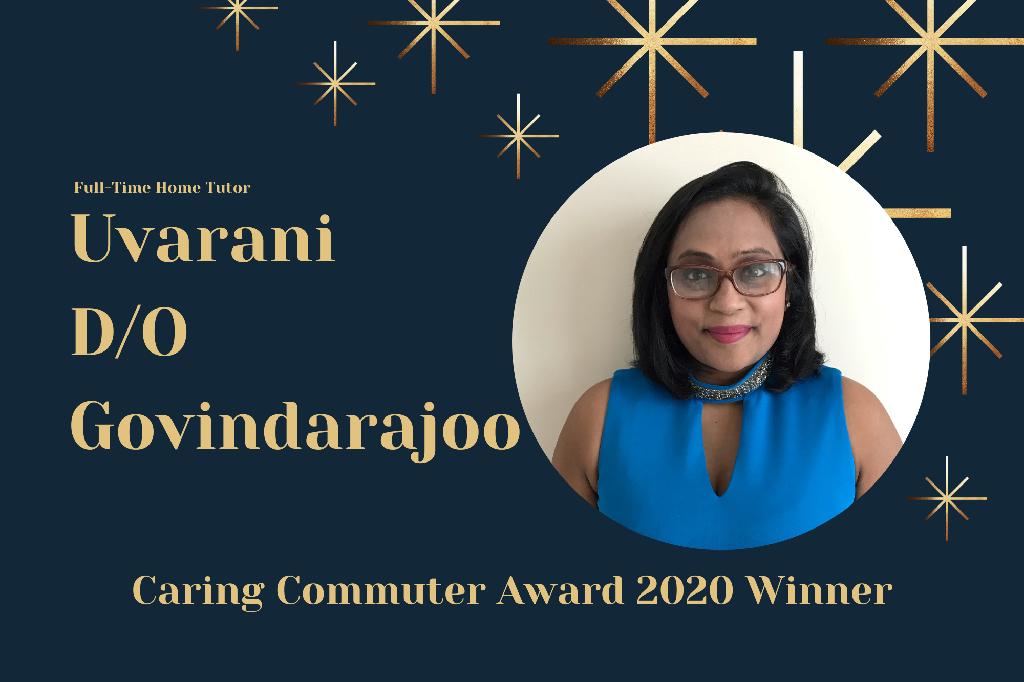 Meet Uvarani, Full-Time Home Tutor and Caring Commuter Award 2020 Winner