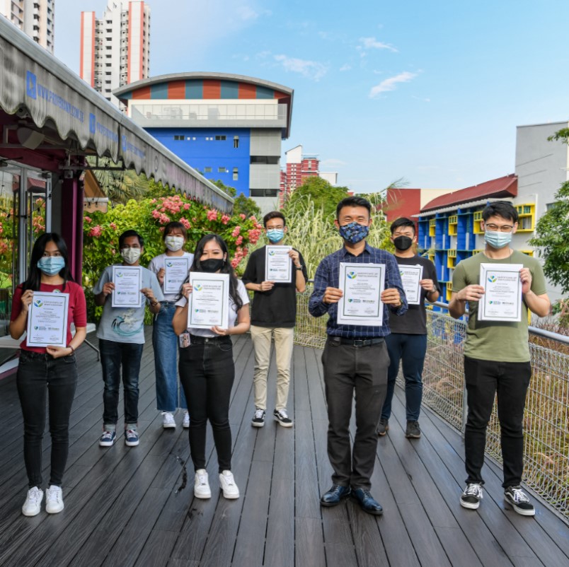 a group of Caring Commuter Champions